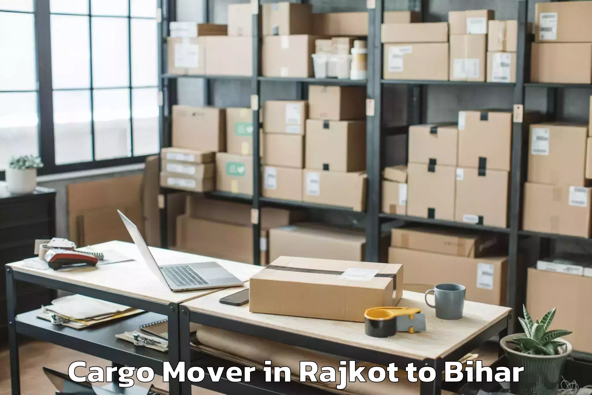 Professional Rajkot to Sharfuddinpur Cargo Mover